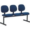 Cadeiras para escritório secretária executiva longarina sem braços