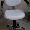 Cadeira sec exec cromada corino branco