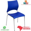 Cadeira DO 220 cromada polipropileno azul