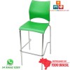 Banqueta T�cnica DO 228 Cromada com Polipropileno Verde